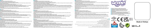 WOOPIE Jeździk 4w1 Sorter Pchacz Chodzik + Klakson Schowek