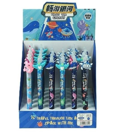 Długopis żelowy ścieralny zwierz. morskie (36szt) Długopis żelowy ścieralny zwierz. morskie (36szt)