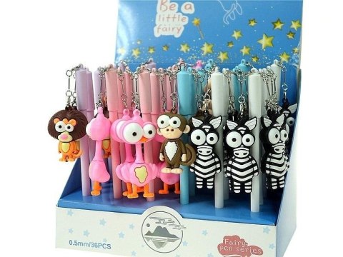 Długopis żelowy zwierzęta (36szt) Długopis żelowy zwierzęta (36szt)