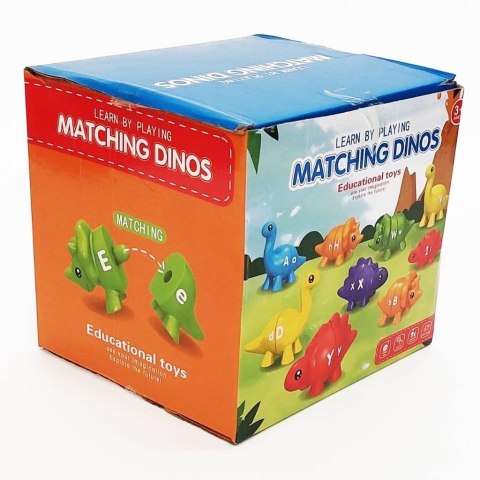 Gra Montessori: Dinozaury Literki 26el Gra Montessori: Dinozaury Literki 26el