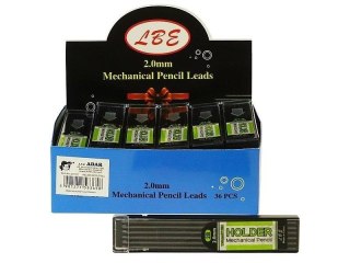 Grafity do ołówków automatycznych 2B (36szt)