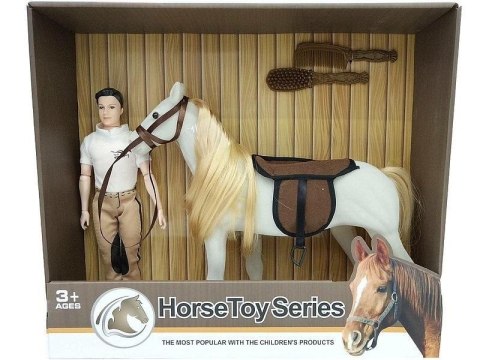 Koń z dżokejką Koń z dżokejką