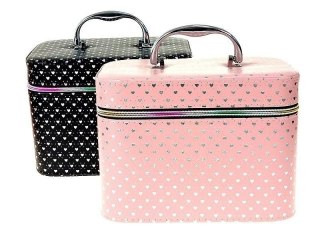 Kuferek L z lusterkiem na zamek 23x17x15cm MIX