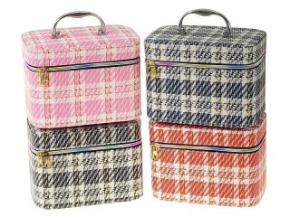 Kuferek L z lusterkiem na zamek 23x17x15cm MIX