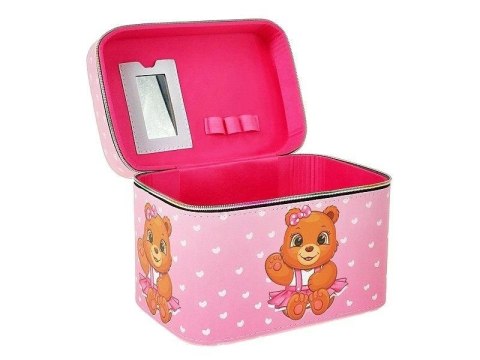 Kuferek L z lusterkiem na zamek 23x18x15cm Kuferek L z lusterkiem na zamek 23x18x15cm