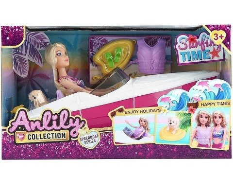 Lalka 29cm w motorówce Lalka 29cm w motorówce