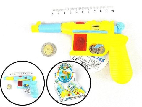 Pistolet światło i dźwięk 17x10x3cm (12szt) Pistolet światło i dźwięk 17x10x3cm (12szt)