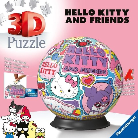 Puzzle 3D: Hello Kitty Kula 72el Puzzle 3D: Hello Kitty Kula 72el