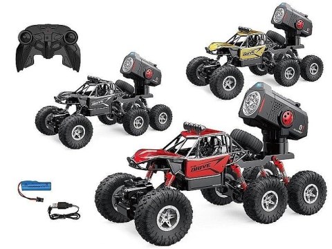 Terenówka R/C z wyrzutnią baniek mydlanych MIX Terenówka R/C z wyrzutnią baniek mydlanych MIX