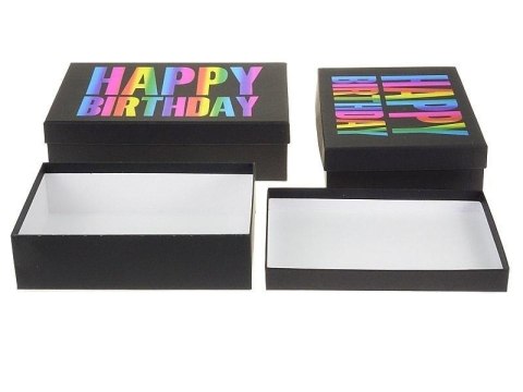 Zestaw 3 pudełek ozdobnych Zestaw 3 pudełek ozdobnych