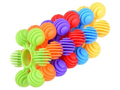 Kreatywne klocki 72 elementy mini wafle Płatki śniegu gwiazdki ZA1688