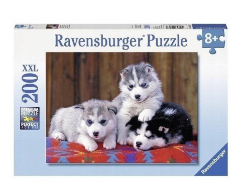 Puzzle 200 Szczenięta husky XXL Puzzle 200 Szczenięta husky XXL