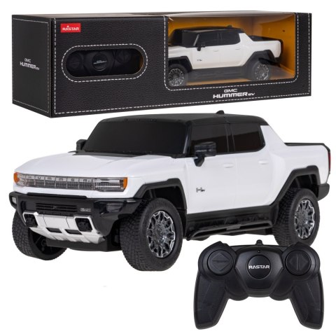 GMC Hummer EV biały RASTAR model 1:26 Zdalnie sterowane auto + Pilot 2,4 GHz GMC Hummer EV biały RASTAR model 1:26 Zdalnie sterowane auto + Pilot 2,4 GHz