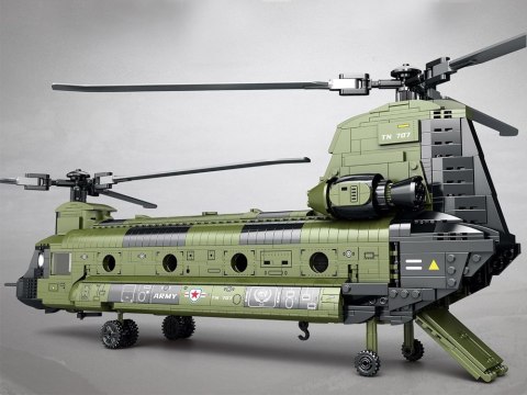 Reobrix Licencjonowane Klocki Helikopter CH-47 Chinook 1458 ele ZA5802