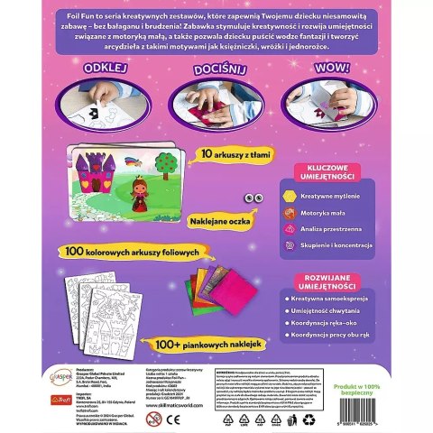 Skillmatics Foil Fun Zestaw Kreatywny Jednorożce i Księżniczki Trefl 62602