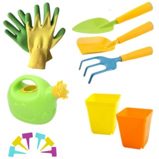 WOOPIE Zestaw Małego Ogrodnika 15el. Dinozaury