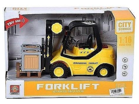 Wózek widłowy 1:16 światło i dźwięk Wózek widłowy 1:16 światło i dźwięk