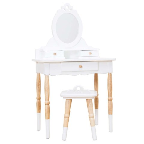 Drewniane meble dla dzieci toaletka lustro taboret zestaw mebli Le Toy Van