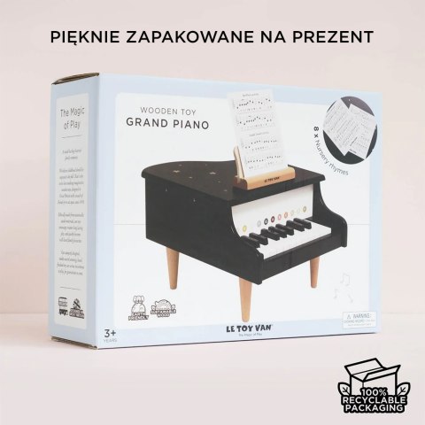 Drewniany fortepian edukacyjna zabawka dla dzieci pianino muzyka Le Toy Van Drewniany fortepian edukacyjna zabawka dla dzieci pianino muzyka Le Toy Van