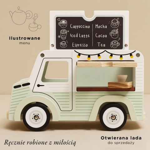 Drewniany samochód retro kawiarnia zabawka dla dzieci sklep kawa Le Toy Van Drewniany samochód retro kawiarnia zabawka dla dzieci sklep kawa Le Toy Van
