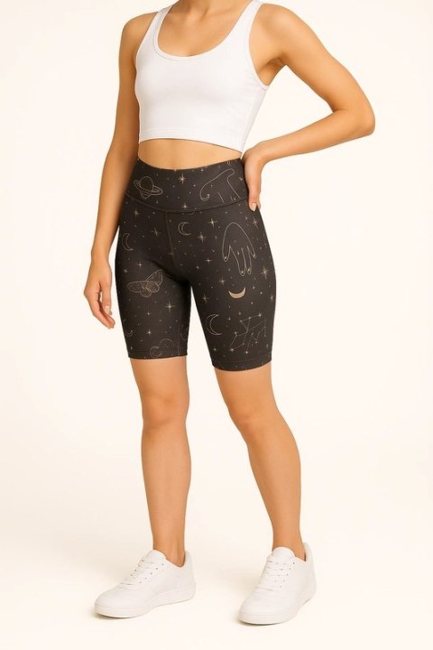 Krótkie Legginsy z Wysokim Stanem - Mystic Krótkie Legginsy z Wysokim Stanem - Mystic