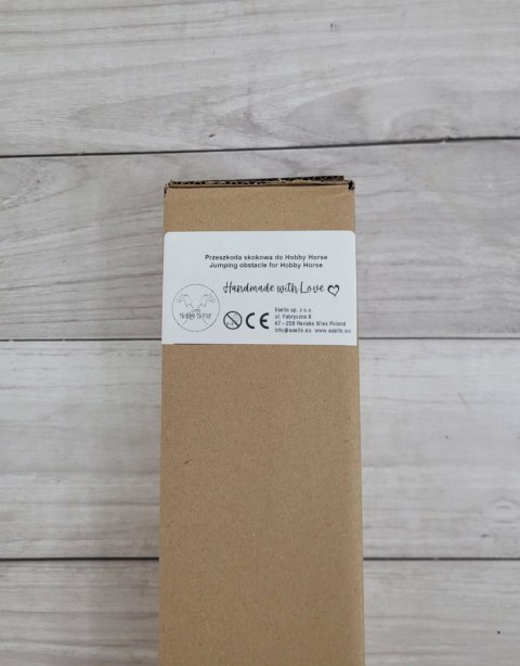 Przeszkoda skokowa do Hobby Horse 120cm, dwie belki - jasny fiolet i jasny róż