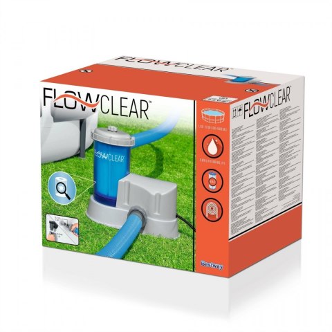 Filtrująca Pompa basenowa FlowClear BESTWAY 5678l/h + Wymienny filtr III Filtrująca Pompa basenowa FlowClear BESTWAY 5678l/h + Wymienny filtr III