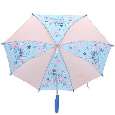 Parasolka dziecięca, stitch, różowo - niebieska