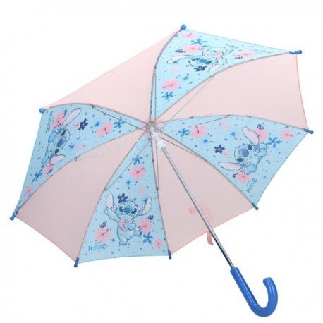 Parasolka dziecięca, stitch, różowo - niebieska