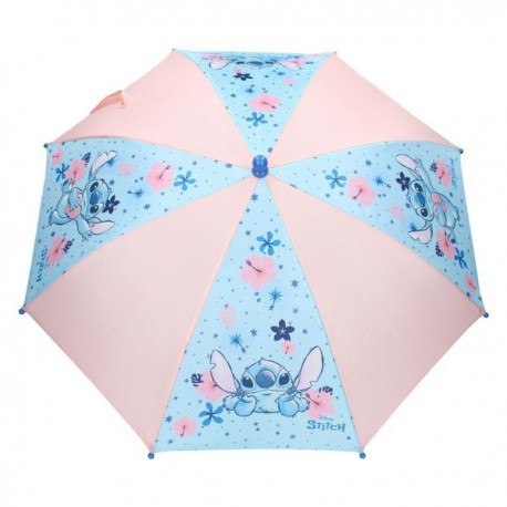 Parasolka dziecięca, stitch, różowo - niebieska