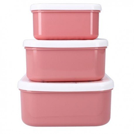 Śniadaniówka, snack box 3w1, myszka minnie, róż