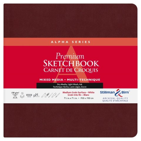 Szkicownik Alpha 19x19 cm 150gsm Szkicownik Alpha 19x19 cm 150gsm