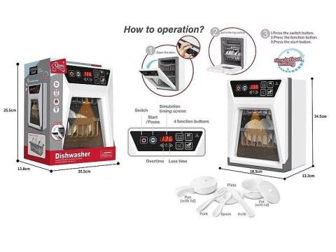 Zmywarka na baterie z naczyniami Zmywarka na baterie z naczyniami