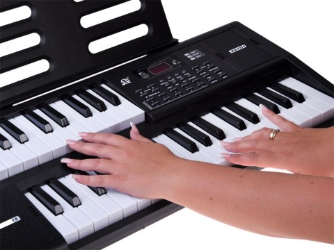 Organy KEYBOARD 61-klawiszy z funkcją podziału SPLIT + mikrofon IN0185