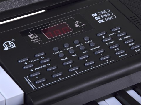 Organy KEYBOARD 61-klawiszy z funkcją podziału SPLIT + mikrofon IN0185