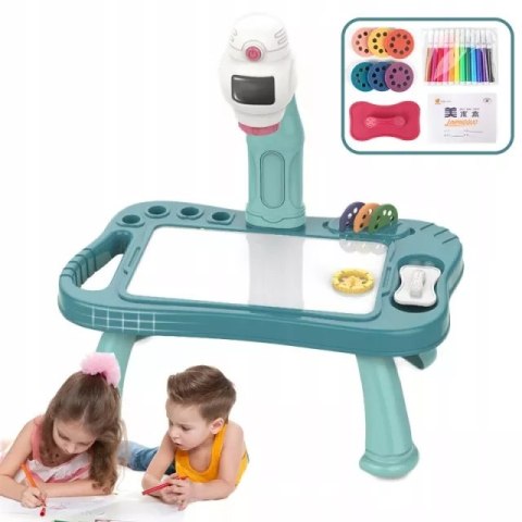 Zestaw kreatywny Kicia Kocia W kosmosie + projektor do rysowania rakieta