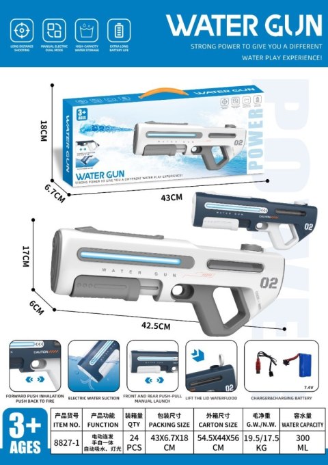 Automatyczny Pistolet na Wodę z Funkcją Świateł Automatyczny Pistolet na Wodę z Funkcją Świateł