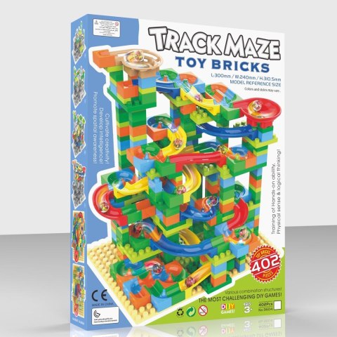 Zestaw Klocków Tor Kulka 402el. Zestaw Klocków Tor Kulka 402el.