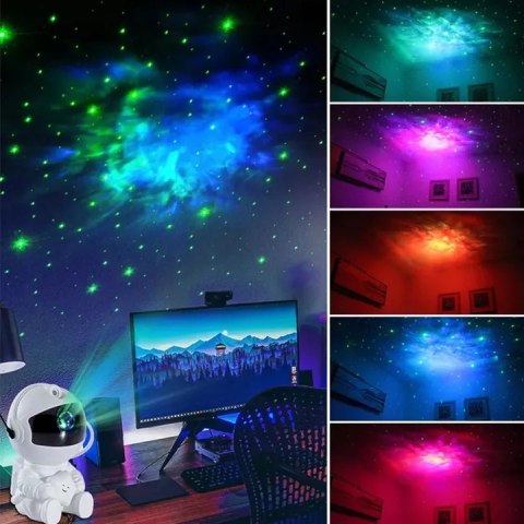 Zestaw Trefl Mistrz Wiedzy Kosmos gra edukacyjna + projektor astronauta