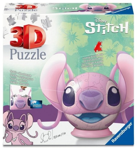 Puzzle 3D: Disney Stitch Kula Angel z uszami Puzzle 3D: Disney Stitch Kula Angel z uszami