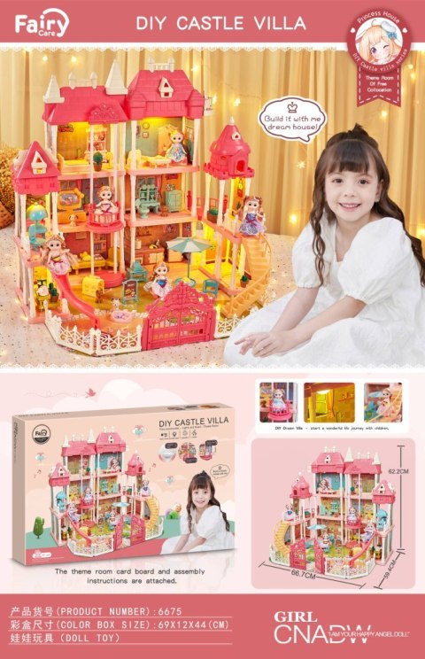 MEGA Domek dla Lalek + Akcesoria MEGA Domek dla Lalek + Akcesoria