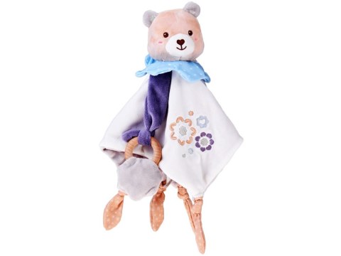 Milutka Przytulanka MIŚ z kocyk i gryzak prezent dla niemowlaka ZA5879