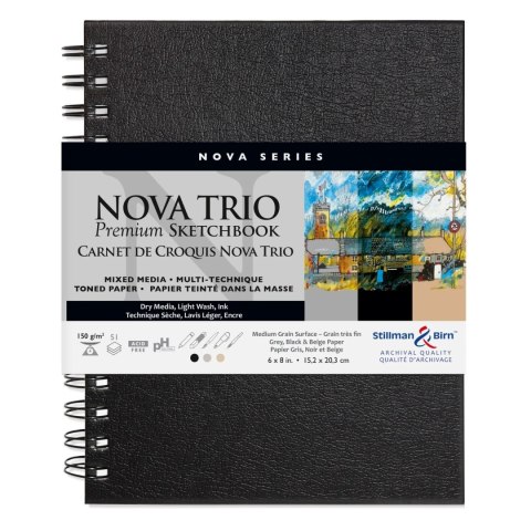 Szkicownik Nova Trio 15,2x20,3 cm 150gsm Szkicownik Nova Trio 15,2x20,3 cm 150gsm