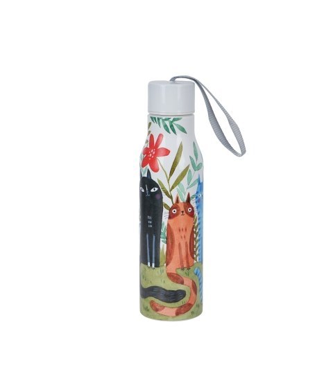 Butelka termiczna Koci Świat KOTY OGRODOWE 500ml Butelka termiczna Koci Świat KOTY OGRODOWE 500ml