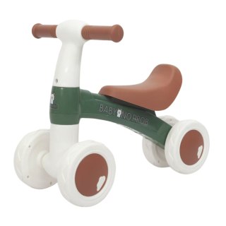 WOOPIE Rowerek Biegowy Zielony Jeździk Czterokołowy