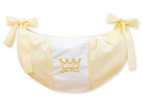 Przybornik- Torba na zabawki- Little Prince/Princess kremowe Przybornik- Torba na zabawki- Little Prince/Princess kremowe