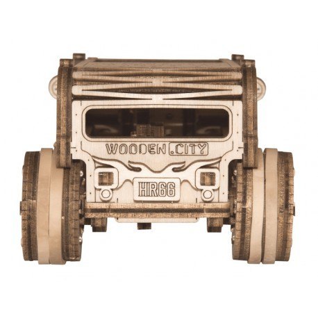 Drewniane puzzle mechaniczne 3d wooden.city - samochód hot rod Drewniane puzzle mechaniczne 3d wooden.city - samochód hot rod