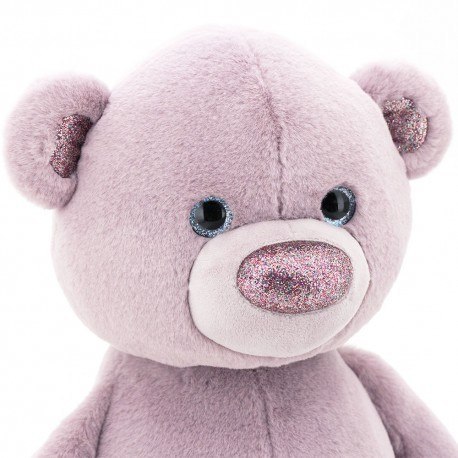 Przytulanka fluffy - liliowy miś 22cm