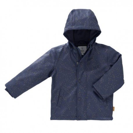 Fresk kurtka przeciwdeszczowa 98 cm (3 lata) złote kropki indigo Fresk kurtka przeciwdeszczowa 98 cm (3 lata) złote kropki indigo