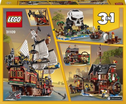 LEGO Creator Statek piracki 3w1 31109 LEGO Creator Statek piracki 3w1 31109